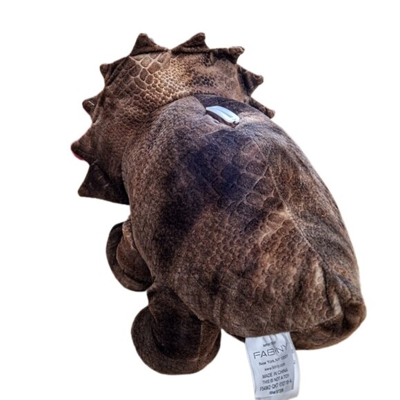 Large 17" Triceratops Plush Bank NWT - Picture 4 of 7